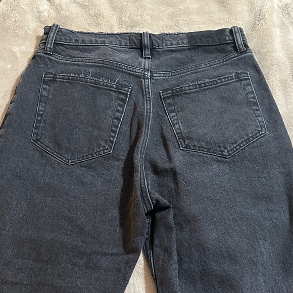 Abercrombie & Fitch Charcoal High Rise Jeans - Picture 6 of 9